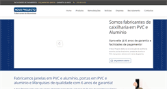 Desktop Screenshot of novoprojecto.pt